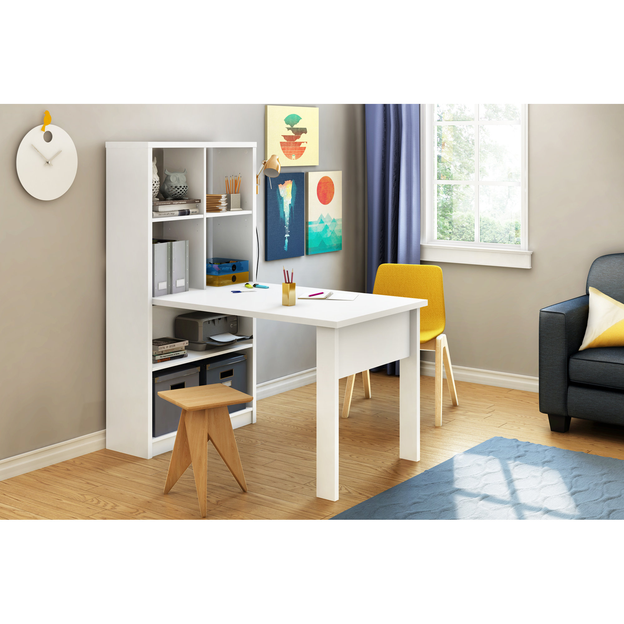 South Shore Annexe Craft Storage Unit Combo Computer Desk & Reviews